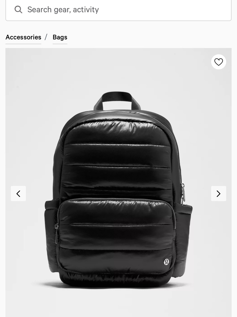 NWT lululemon Everywhere Backpack 22L  Wunder Puff